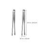 Luxshiny 2 piezas pinzas para cocinar barbacoa, 9.4 pulgadas pinzas