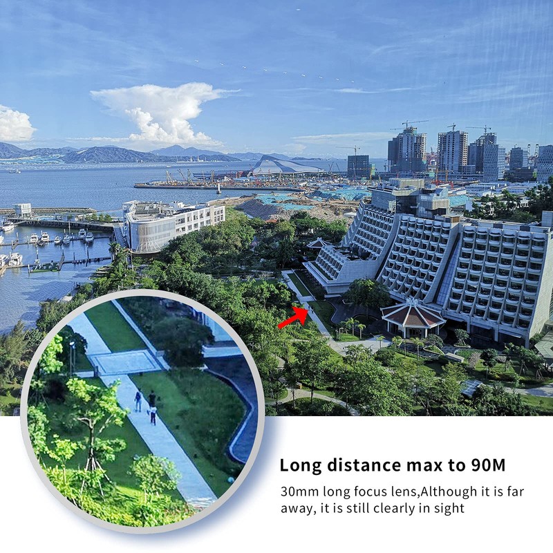 1080P Mini USB Camera, 30 mm Long Focus Lens, Max.