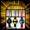 METALLICA ESSENTIAL SET THREE LEATHER BRACELETS