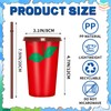 Jansun 12 Pack Teacher Appreciation Reusable Coffee Cups Plastic Tumblers
