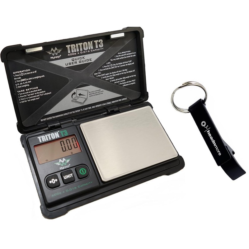 HEADNMORE® Bundle with the MYWEIGH® Pocket Scale T3-400 (400 x