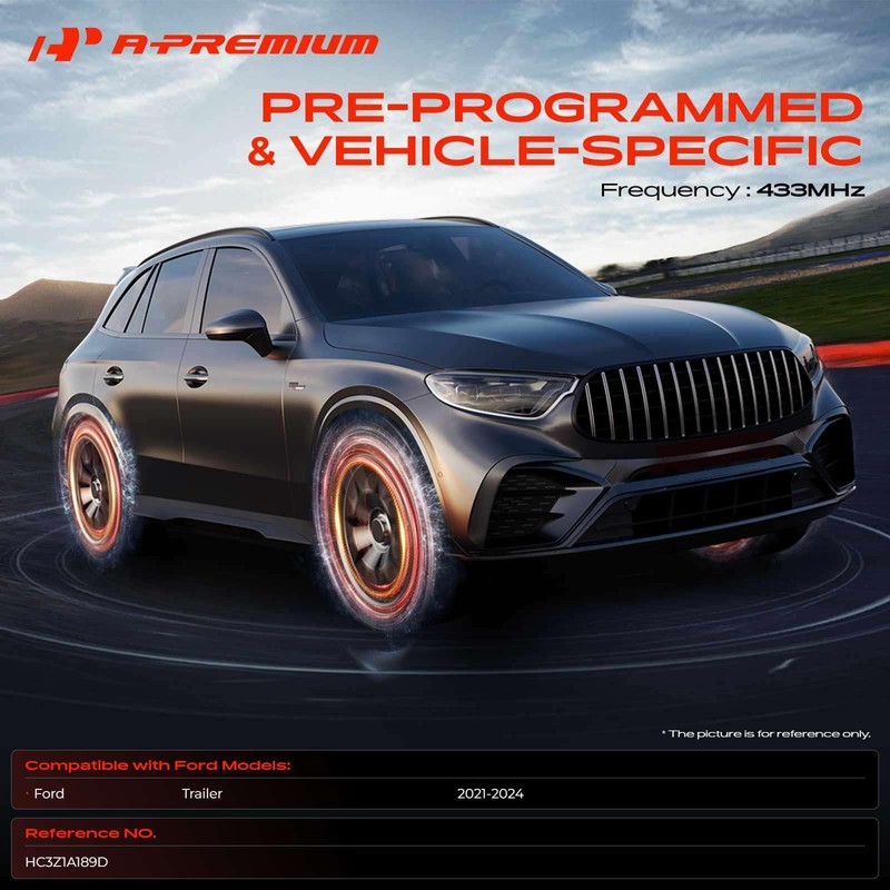 A-Premium 433MHz Pre-Programmed TPMS Sensor Tire Pressure Monitoring Sensor