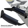 YHMTIVTU Adjustable Dark Smoke Air Deflectors Fits For Honda Gold