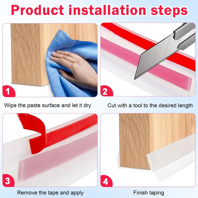 5 m Kitchen Strip Sealing Profile, Kitchen Strip Worktop, Plinth