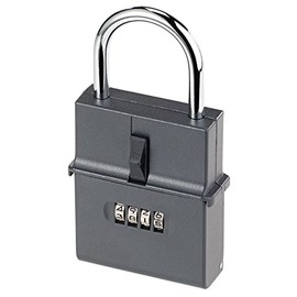Xcase Beach Safe: Shackle Key Safe, 0.8 mm Steel, Combination Lock, Flexible Installation (Door Handle Safe, Key Safe, Combination Lock, Key Finder)