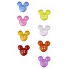 100 Pcs Mouse Head Ear Button Themed Sewing Buttons with
