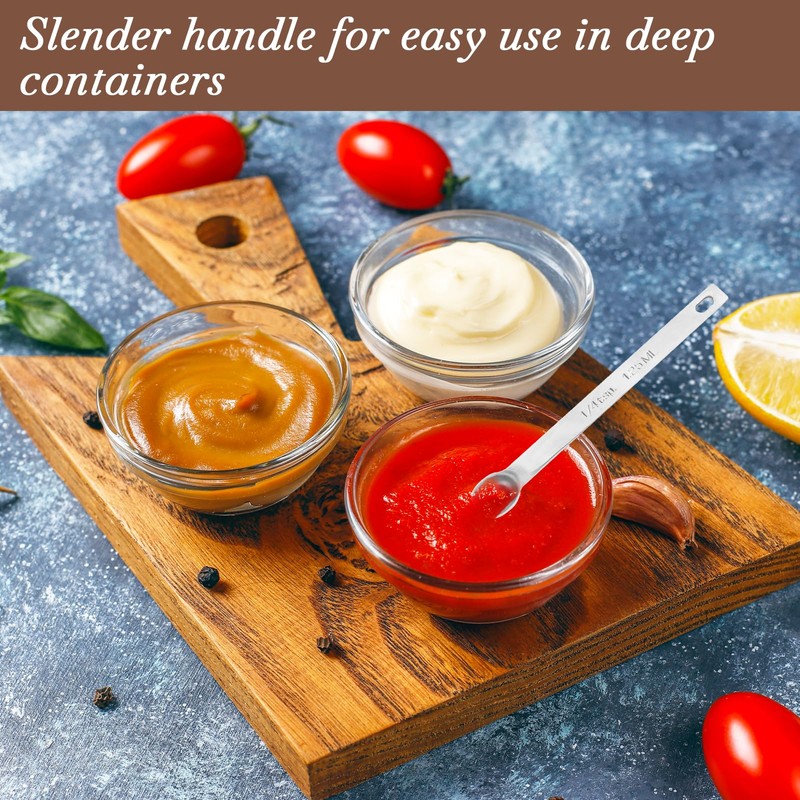 1/4 Teaspoon Stainless Steel Single Measuring Spoon 1.25 ml Teaspoon