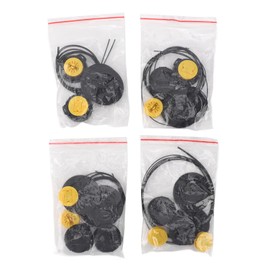 Pongnas 4 Set Elastic No Tie Shoelaces, Anti Slip Steel Wires Easy Slip On Sports Shoes Sneakers, Twist to Tighten, for HassleShoe Wearing