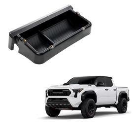 TUYICN Dashboard Storage Box Compatible with Toyota Tacoma 2024-2025 & Toyota 2025 4Runner, Interior Accessories Center Console Organizer Tray ABS Material Anti-Slip Silicone Pad (14-Inch Only)
