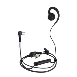 ProMaxPower Two Way Radio 1-Wire C-Shape Swivel Headset Earpiece PTT for Motorola CP88, CP100, CP200D, CLS1110, CLS1410, Mag One BPR40