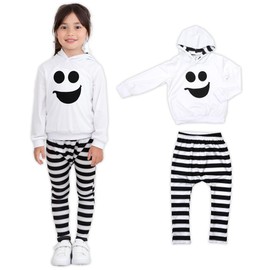 Bright Lara kidscos032-110-WH Halloween Cosplay Costume, Kids, Girls, Boys, Ghosts, Cosplay, Children, Unisex,