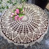 Crochet Lace Tablecloth Table Covers Hollow Knit Tablecloth Handmade Wedding