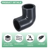 M METERXITY 6-Pack 90 Degree Adapter Connector, 3/4" Socket UPVC