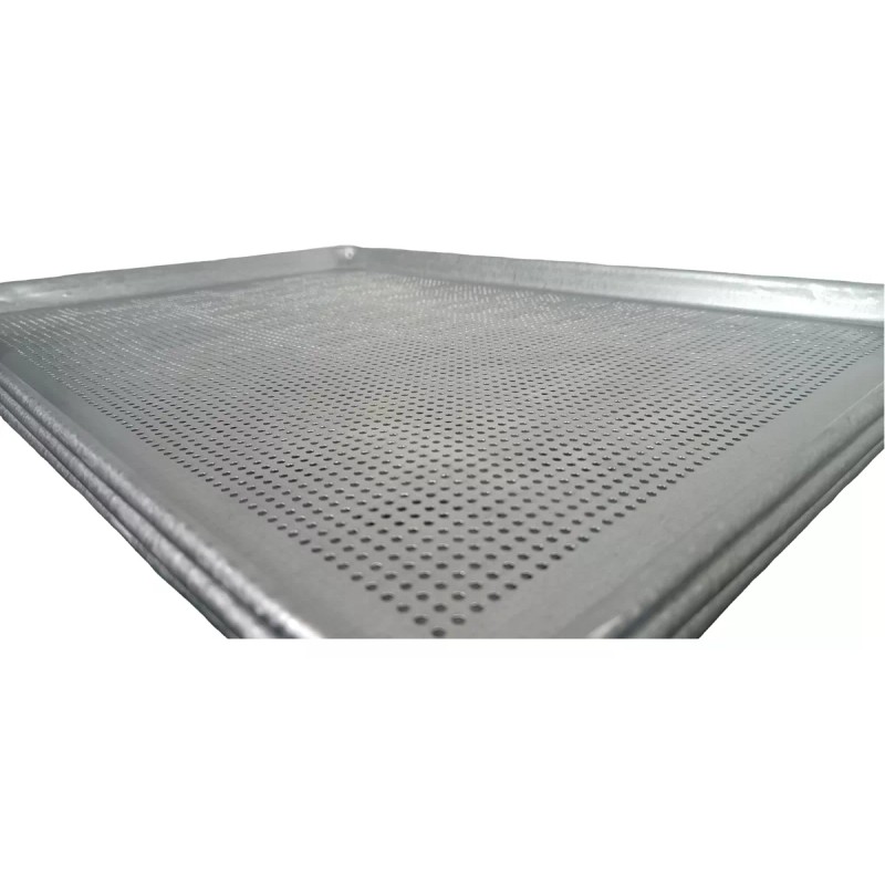 Gal Charola Perforada 65x45cm Zinctroalum Horno Panadería Pan