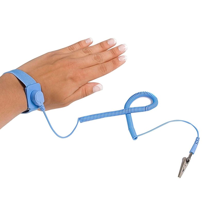 Anti Static Wrist Strap Band with Grounding Wire Surge Protection