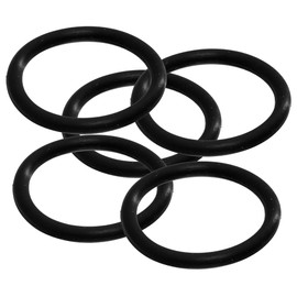 Sterling Seal & Supply 010 Viton/FKM O-Ring, 75A Durometer, Black, 1/4" ID, 3/8" OD, 1/16" Width (Pack of 5)