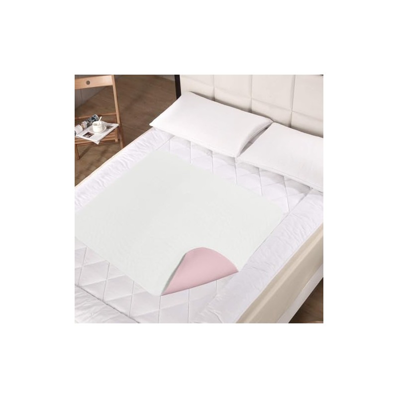 Gadgetking Pink Washable Absorbent Incontinence Bed Pads Mats Sheet Mattress