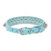 Aolove Mushrooms Spiked Rivet Studded Adjustable Pu Leather Pet Collars