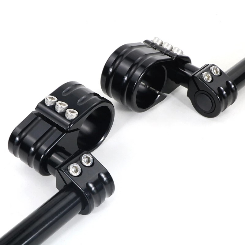 xitomer 53mm Motorcycle Separate Racing MultiClip Clip Ons Adjustable Removal