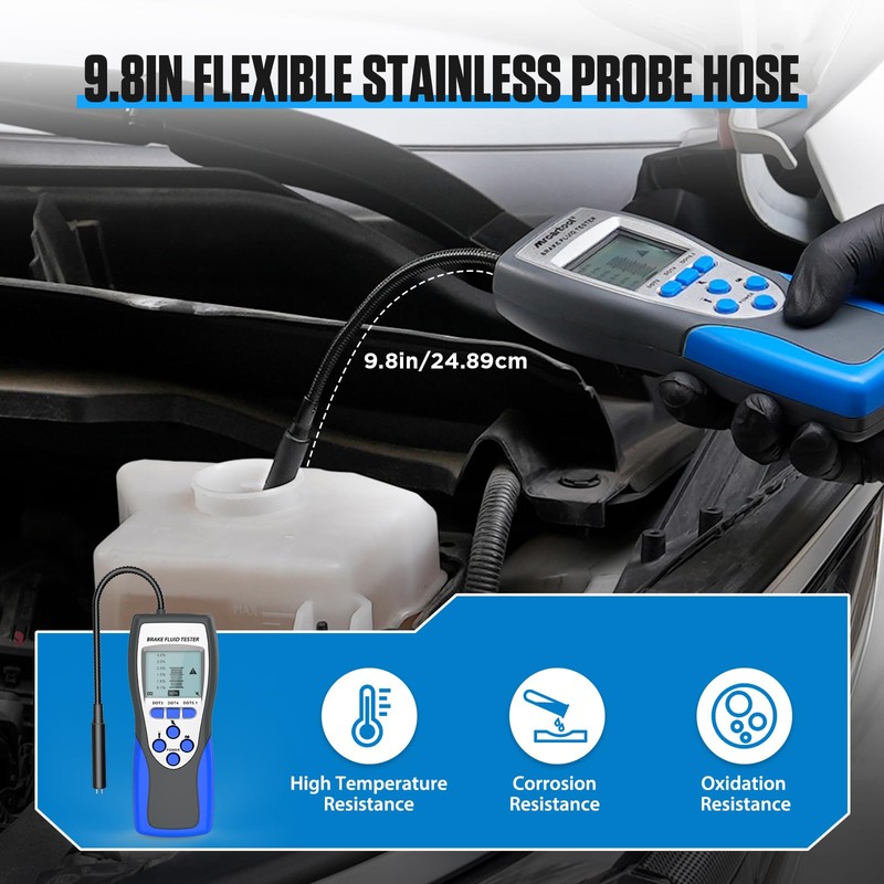 Brake Fluid Tester, BELEY F60 Brake Fluid Moisture Tester for