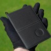 DONGKER Golf Scorecard Holder, Leather Golf Score Card Wallet with