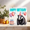 Badger Birthday Card - Fun Badger Happy Birthday Card 145