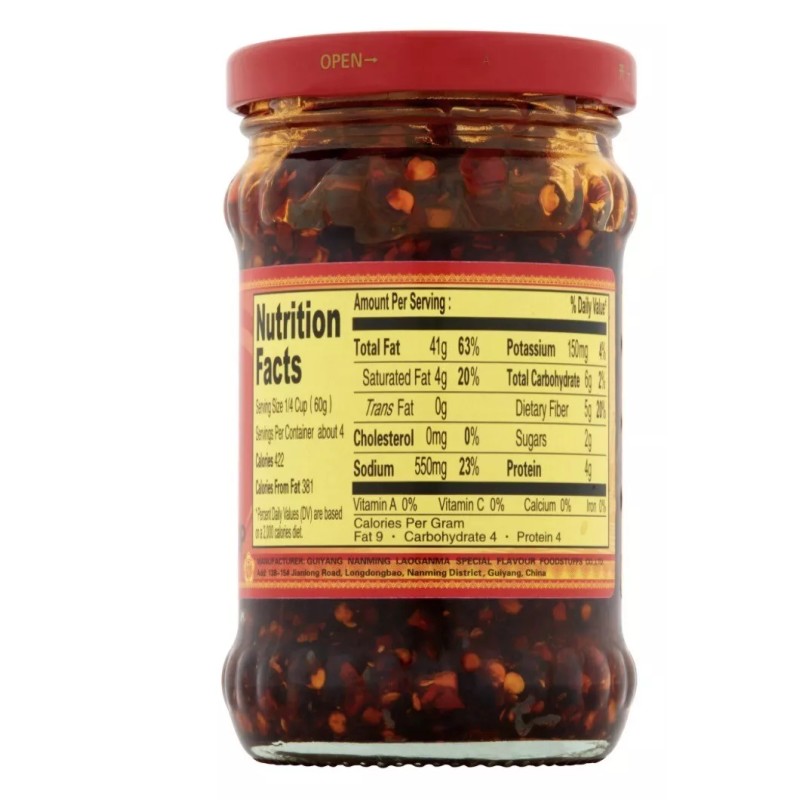 Lao Gan Ma SPICY CHILLI Crisp OIL & SAUCE(275g)
