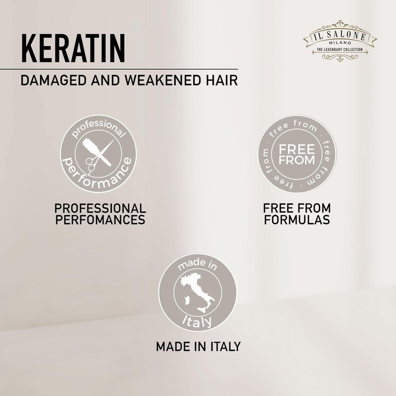 Il Salone Milano Keratin Shampoo 500 ml - Shampoo for
