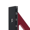 Woodworking Triangle Ruler Square Ruler 45° 90° Aluminum Alloy Carpenter