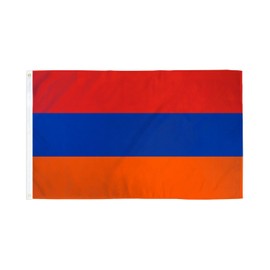 AZ FLAG - Armenia Flag - 2x3 Ft - 100D Polyester Armenian Banner with Two Metal Grommets - Fade Resistant - Vivid Colors - 2' x 3' Feet - 90x60 Cm