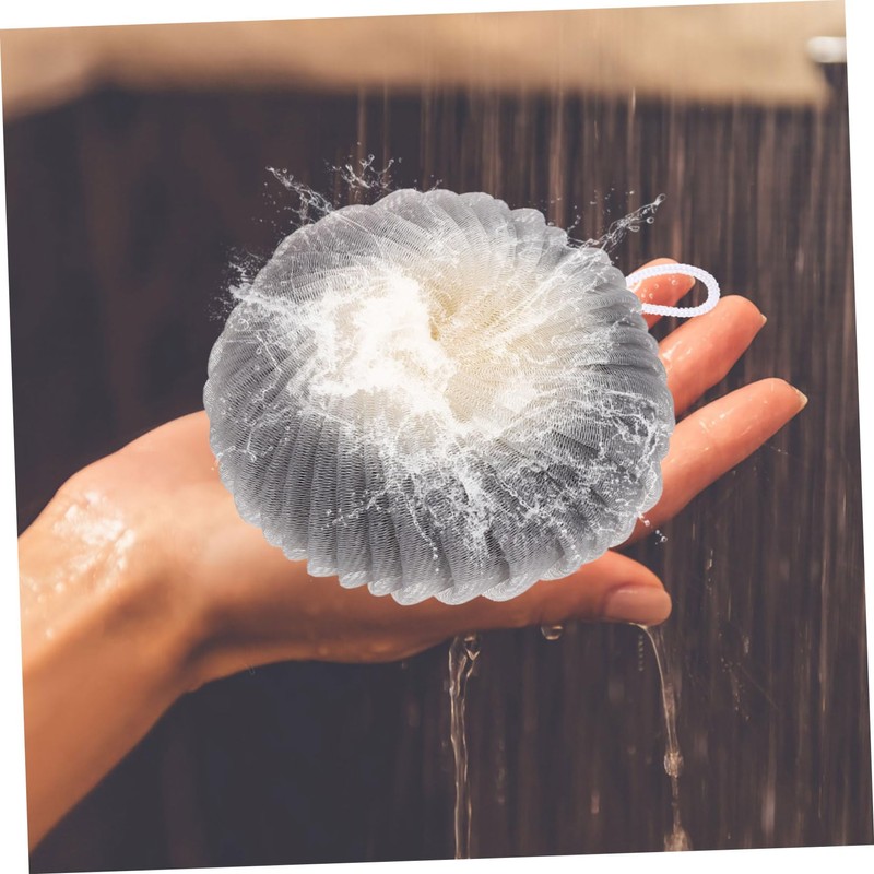 Gogogmee 3pcs Soft Exfoliating Bath Sponge Scrubber for Bathing or