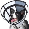 Didopet Dog Cone, Transparent Recovery Collar for Large Medium Small