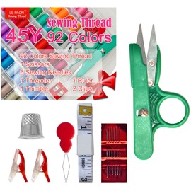 92 Sewing Kit Gifts for Women, Mom, Traveler, Adults, Beginner, Emergency, Sewing Supplies Accessories with Scissors, Thimble, Thread, Sewing Needles, Tape Measure etc