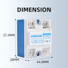 CNAODUN Solid State Relay SSR-25DD with Heat Sink DC to