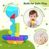 Pairez Toys Magnetic Blocks, Large Building Blocks for Toddlers 1-3,
