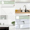10-Sheet Thick Peel and Stick Kitchen Backsplash Tiles,3D Subway Waterproof