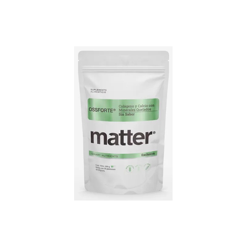 Matter Ossforte Colágeno Con Minerales Quelados 300g Sfn