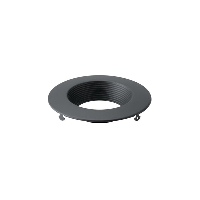 Kichler Direct-to-Ceiling Recessed Decorative Trim 4 inch Round Textured Black