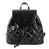 Goinsound Quilted Mini Backpack for Women, Vegan Leather Convertible Backpack