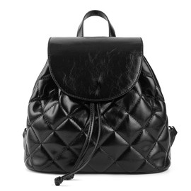 Goinsound Quilted Mini Backpack for Women, Vegan Leather Convertible Backpack Purse with Magnetic Closure