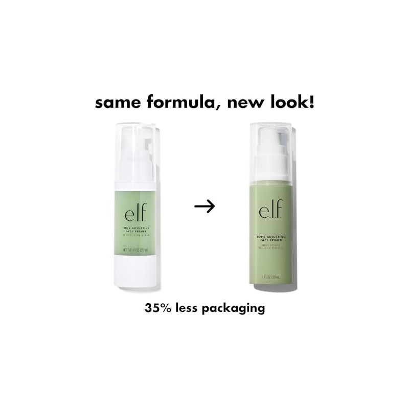 e.l.f. Tone Adjusting Face Primer Large - Neutralizing Green
