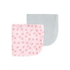 Luvable Friends Unisex Baby Cotton Rich Washcloths, Girl Basic Elephant,