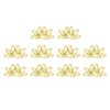 100pcs Shaped Paper Clips Flower Shape Metal Portable Office Clips