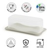 Signoraware Butter Dish with Lid -Butter Keeper Container with Clear