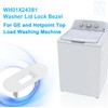WH01X24381 4502680 Washer Lid Lock Bezel, Compatible for GE/Hotpoint Top