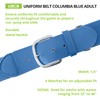 Champion Sports Elastic Uniform Belt, Columbia Blue, Adult