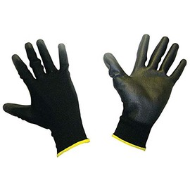 Northstar Tactigrip General Purpose Polymer Coated Gloves Size 11 for 200+ Pound Weight, Black Collar