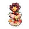 Rice rat 3-Tier Fruit Bowl Metal Wire Fruit Basket Bread