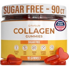 Collagen Gummies for Men and Womens Hair, Skin, and Nails  90ct  Joint Care Vitamin Supplement for Anti-Aging  Hydrolyzed Non Gelatin Non-GMO All     