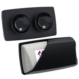 Zeyitian EZ Pass Holder with Super Strong Suction Cups for Windshield. Ezpass Holder Toll Pass Transponder iPass Holder (Black, 1pack)